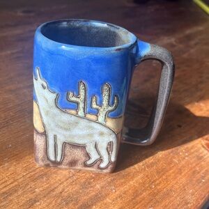 Howling Wolves Mara Mug  stoneware pottery 12oz